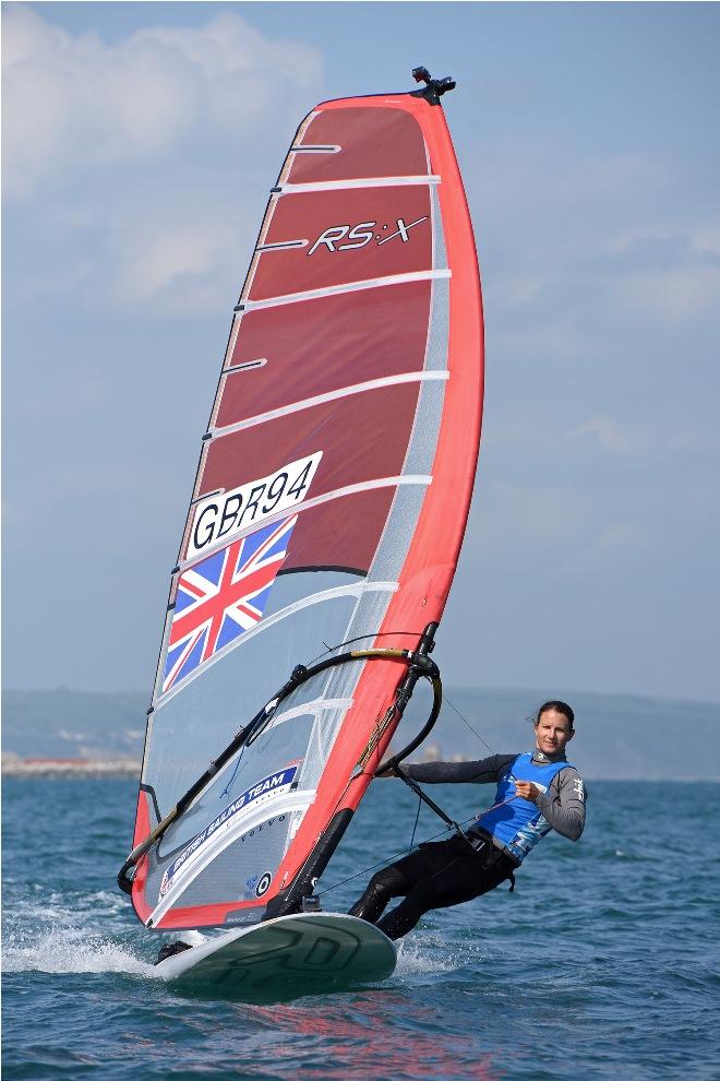 Bryony Shaw sailing - Rio Olympics © Rick Tomlinson / British Sailing Team